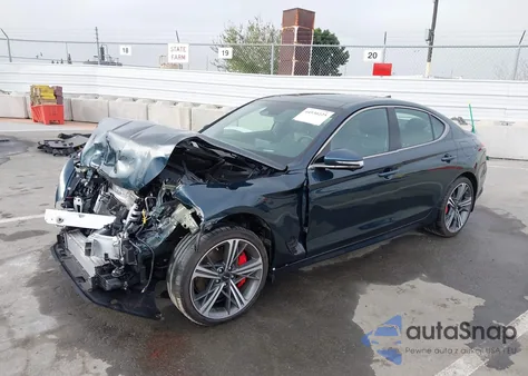 2025 Genesis G70 3.3T Rwd Sport Advanced z USA, uszkodzony, nr VIN KMTG54SE6SU146562